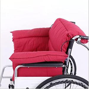 LuiYninhuoJin Thickened Wheelchair Cushion, Wheelchair Cushion, Wheelchair Anti-Decubitus Cushion, Breathable and Comfortable (Color : Red) by LuiYninhuoJin