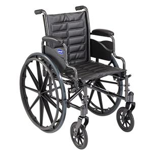 Invacare Tracer EX2 Wheelchair for Adults | Standard Folding | 20 Inch Seat | Desk Arms by Invacare
