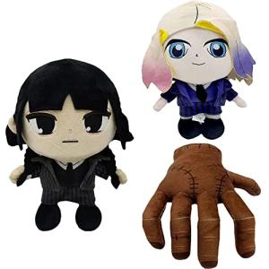 3Pcs Wednesday Adams Plush Toy, Cute Adams Character Adams Family Stuffed Dolls, Birthday Gifts for Fans and Children by SQMUXMY