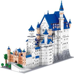 World Famous Big Architecture Swan Stone Castle Micro Blocks Set, Model Building Kit, Creative Building Game for Adults or Kids, Toy Building Set for Any Hobbyists (11810 Pieces) from ELAICREE