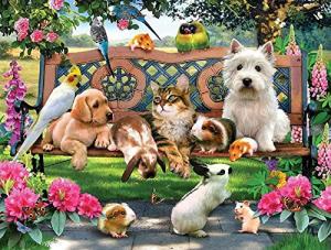 Pets in The Park 500 Piece Jigsaw Puzzle by SunsOut by SUNSOUT INC
