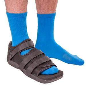 BraceAbility Post-op Shoe for Broken Foot or Toe | Medical / Surgical Walking Cast Boot, Stress Fracture Brace & Orthopedic Sandal with Hard Sole (XL - MALE) by BraceAbility