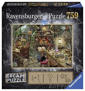 Ravensburger Escape Puzzle The Witches Kitchen 759 Piece Jigsaw Puzzle for Kids and Adults Ages 12 and Up - An Escape Room Experience in Puzzle Form Multi ,27" x 20" by Ravensburger