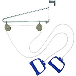 DMI Shoulder Pulley for Physical Therapy and Rehabilitation, Over The Door Pulley, White from Duro-Med