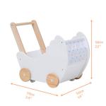 Crown Children 2-in-1 Baby Learning Walker Wooden Strollers with Blocks - Toddler Baby Push Walker Toys with Wheels for Girls Boys 1-3 Years Old, Wagon Toy Walkers Sturdy Construction (Boat) from Hangzhou Huanyu Toys Co.,Ltd