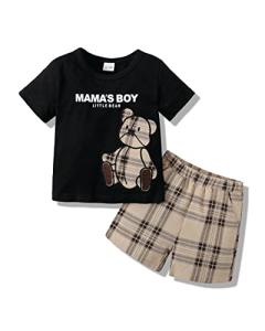 Renotemy Toddler Baby Boy Outfits Summer Toddler Boy Clothes Spring Summer Baby Boy Clothes 18-24 Months by 