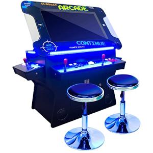 Creative Arcades Full-Size Commercial Grade Cocktail Arcade Machine | 2 Sanwa Joysticks | 2 Stools (Standard Artwork - Tilt, 5100 Games (2 Player)) by Creative Outdoor Distributor