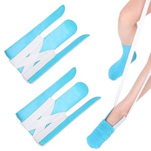 Sock Aid Device for Seniors, Sock Helper Easy On Easy Off, 2PC, for Disability Pregnant Arthritis Injury Recovery Post-Surgery by fanwer