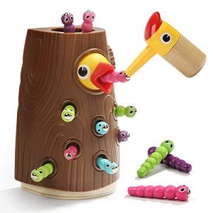 TOP BRIGHT Montessori Toys for 2 Year Olds - Magnetic Bird Feeding Game for Fine Motor Skills Development for Boys and Girls from TOP BRIGHT