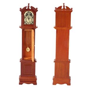 Tnfeeon Miniature Floor Clock, Doll House Clock, Vintage for Doll House Accessory Kids for Dining Room Children from Tnfeeon