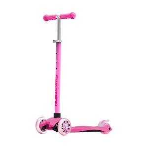 Swagtron K5 3-Wheel Kids Scooter with Light-Up Wheels | Quick Assembly | ASTM-Certified | Height-Adjustable for Boys or Girls Ages 3+ (Pink) from SWAGTRON