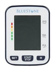 Bluestone Blood Pressure Cuff â Electronic Digital Wrist Heart Monitor with LCD Display Personal Health Tracker Device for Pulse and Hypertension from Trademark Global - PCA