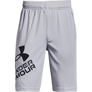 Under Armour Boys' Prototype 2.0 Logo Shorts, Mod Gray (011)/Black, Medium from Under Armour Apparel