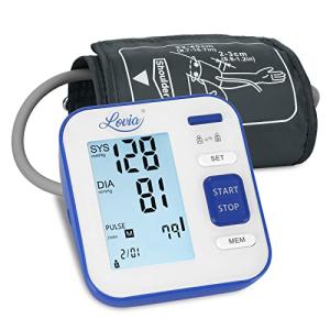 Blood Pressure Monitor Upper Arm, LOVIA Accurate Automatic Digital BP Machine for Home Use & Pulse Rate Monitoring Meter with Cuff 22-40cm, 2Ã120 Sets Memory by lovia