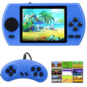 Melusen Retro Handheld Game Console, Portable Handheld Games for Kids with 500 Classical FC Games, 3.5" LCD Screen Support for Connecting TV and Two Players Gift for Adult from Melusen