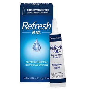 Refresh P.M. Lubricant Eye Ointment, Nighttime Relief, Preservative-Free, 0.12 Oz Sterile, Packaging May Vary by Allergan, Inc. (Health and Personal Care)