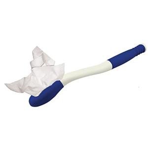 Blue Jay An Elite Healthcare Brand The Wiping Wand Toileting Aid Easy to Use for The Elderly/Disabled People | 15 inch Long Reach Hygienic Cleaning Aid with Grips Toilet Paper or Pre-Moistened Wipes from Complete Medical Manufacturing Group