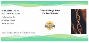Sibling DNA Test (Personal Use Only, All lab fees Included, Results in 1-3 Days) by BBL Biotech Ltd