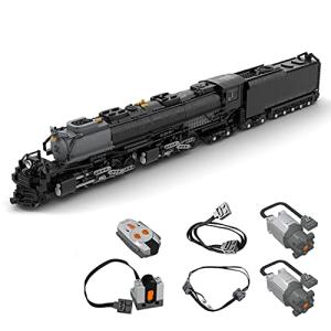 DWIU Technic Union Pacific 4014 Big Boy Locomotive Building Blocks with Motor Sets, 1:40 RC Retro Steam Train Toy Exclusive Collectible Model Compatible with Lego Technic - 3200 Pieces from DWIU