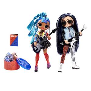 L.O.L. Surprise! O.M.G. Remix Rocker Boi and Punk Grrrl 2 Pack â 2 Fashion Dolls with Music by MGA Entertainment