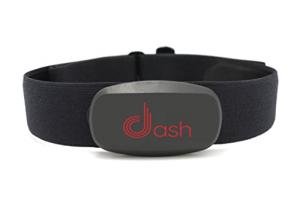 Dash Bluetooth Heart Rate Monitor Chest Strap & Health Sensor for iPhone or Android. Tracks HR Zones & Calories Burned - Perfect for Running, Cycling & Fitness Activity by Dash Wearables