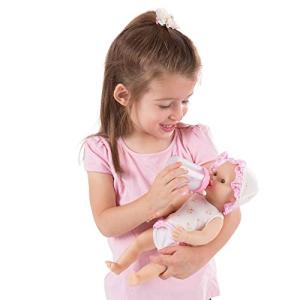 Melissa & Doug Mine to Love Annie 12-Inch Drink and Wet Poseable Baby Doll With Potty, Bottle, Pacifier, Diaper, Dress by MELISSA and DOUG #954