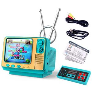 WELLSTÂ·G Retro Video Games Console for Kids Adults Built-in 308 Classic Electronic Game 3.0'' Screen Mini TV Games Console Support TV Output and USB Charging Birthday Xmas Gift for Boys Girl 4-12 by WELLSTÂ·G