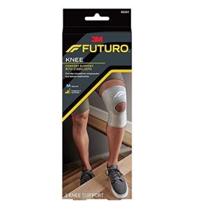 FUTURO Comfort Knee Support with Stabilizers, Ideal for Sprains, Strains, and General Support, Breathable, Small by Futuro