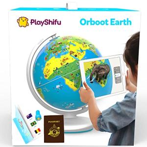 Shifu Orboot (App Based): Augmented Reality Interactive Globe For Kids, Stem Toy For Boys & Girls Ages 4+ Educational Toy Gift (No Borders, No Names On Globe) by Shifu