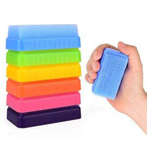 Special Supplies Therapressure Therapy Brush for Occupational and Sensory Brushing, 6 Pack, Stimulating and Calming Tools for Kids and Adults, Soft Flexible Bristles, Latex Free by Special Supplies