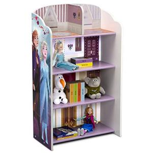 Delta Children Wooden Playhouse 4-Shelf Bookcase for Kids, Frozen II by AmazonUs/DEMQX
