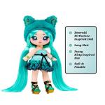 Na! Na! Na! Surprise Sweetest Gemsâ¢ Emery Moss 7.5" Fashion Doll Emerald Birthstone Inspired with Teal Hair, Smocked Satin Dress & Brush, Poseable, Great Toy Gift for Girls Boys Ages 5 6 7 8+ Years from MGA Entertainment