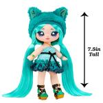 Na! Na! Na! Surprise Sweetest Gemsâ¢ Emery Moss 7.5" Fashion Doll Emerald Birthstone Inspired with Teal Hair, Smocked Satin Dress & Brush, Poseable, Great Toy Gift for Girls Boys Ages 5 6 7 8+ Years from MGA Entertainment
