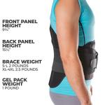 BraceAbility LSO Back Brace for Herniated, Degenerative & Bulging Disc Pain Relief, Sciatica, Spine Stenosis | Medical Lumbar Support Device for Post Surgery & Fractures with Hot/Cold Therapy (M) by BraceAbility