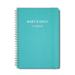 Baby's Daily Log Book - Baby Care Planner for Newborns with 152 Easy to Fill Pages,Tracking Feed,Sleeping,Diaper,Awake Time to take Good Care of Your Newborn Baby's - Teal PU Cover by Cheericome