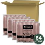 Depend Night Defense Adult Incontinence Underwear for Women, Disposable, Overnight, Small, Blush, 64 Count, Packaging May Vary by Kimberly-Clark Corp.