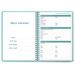 Baby's Daily Log Book - Baby Care Planner for Newborns with 152 Easy to Fill Pages,Tracking Feed,Sleeping,Diaper,Awake Time to take Good Care of Your Newborn Baby's - Teal PU Cover by Cheericome