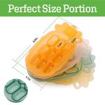 haakaa Silicone Nibble Freezer Tray -Breast Milk Teething Popsicle Mold | Baby Fruit Food Feeder Teether Tray | Ice Cube Maker Serving Plate Stackable Snack Storage Tray - Baby |Toddler- BPA Free from haakaa