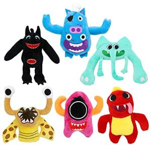 Lesome Garten of Banban Plush,10 inches Garden of Ban Ban Plushies Toys,Soft Monster Horror Stuffed Figure Doll for Fans Gift,Soft Stuffed Animal Figure Doll for Kids and Adult (6 PCS-Style 2) from Lesome