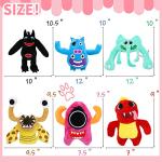 Lesome Garten of Banban Plush,10 inches Garden of Ban Ban Plushies Toys,Soft Monster Horror Stuffed Figure Doll for Fans Gift,Soft Stuffed Animal Figure Doll for Kids and Adult (6 PCS-Style 2) from Lesome