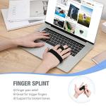 Tikaton Trigger Finger Splint, Adjustable Support, Finger Brace for Alleviating Finger Locking, Popping, Bending, Tendonitis, Stiffness, Pain Relief - Left or Right Hand from Tikaton