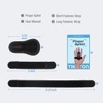 Tikaton Trigger Finger Splint, Adjustable Support, Finger Brace for Alleviating Finger Locking, Popping, Bending, Tendonitis, Stiffness, Pain Relief - Left or Right Hand from Tikaton