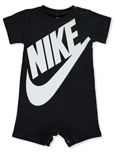 Nike Baby Boy Infant Shortall (Obsidian(5ND369-B8W)/White, 0-3 Months) by 