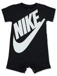 Nike Baby Boy Infant Shortall (Obsidian(5ND369-B8W)/White, 0-3 Months) by 