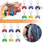 Winrayk Video Game Party Favors Birthday Supplies for Kids Bags Invisible Ink Pen Notebook Silicone Bracelet Stamper Keychain Tattoo Sticker 74 Pcs Game On Pinata Stuffer Gifts Boys Gamer Party Favors by Winrayk