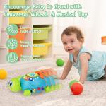 Baby Toys 6 to 12 Months, Tummy Time Toys Musical Turtle Crawling Toys with Light, Sound, Play Phone, Infant Toys 0-3 3-6 6-12 12-18 Months Birthday Toys for 1 Year Old Boy Girl Toddler Toys Age 1-2 from Ouriky