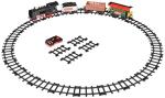 Amazon Basics Remote Control Battery Operated Hobby Train 4-Car Set with Light and Sounds - 2.4GHz by Amazon