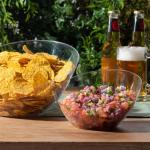 Posh Setting Crystal Clear, Disposable Premium Hard Plastic Medium Angled Bowl, Party, Salad, Snack and Fruit Bowl 5 Pack by Posh Setting