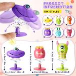 Big Eye Animal Toys Spring Launchers Toys Jumping Toys Bouncy Party Favors for Boys and Girls Classroom Prizes Return Gifts Goodie Bag Fillers, 6 Styles (Cute Style, 48 Pieces) by Deekin