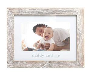 Pearhead Daddy And Me Rustic Keepsake Baby Frame, Gender-Neutral Dad And Baby Picture Frame, Baby Nursery DÃ©cor, Baby's First Christmas Gift, Holiday Gift Ideas, Baby Holiday Gifts by AmazonUs/PEKJ9